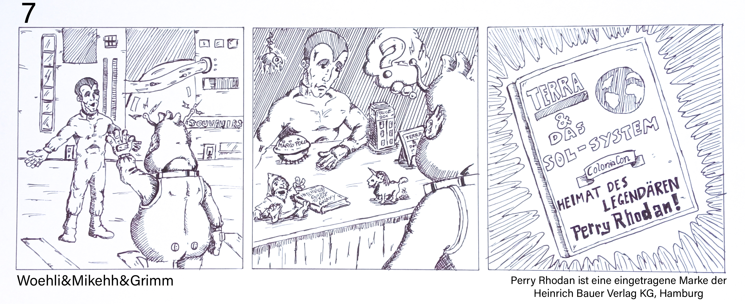 3 heiliger Comicstrip